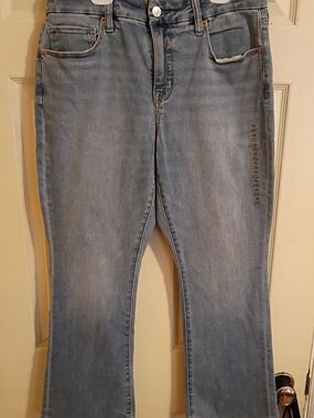 American Eagle Outfitters Next Level Stretch Curvy Hi-Rise Skinny Kick Jeans 12